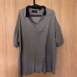 OACAR DE LA RENTA - VINTAGE - MENS GRANDFATHERYLY POLO